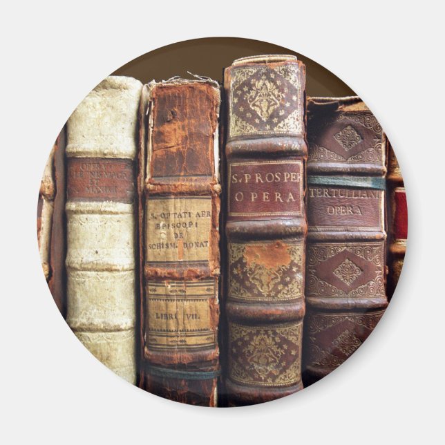 Aimant Antique vieux livres Vintage Tomes Cadeau (Devant)