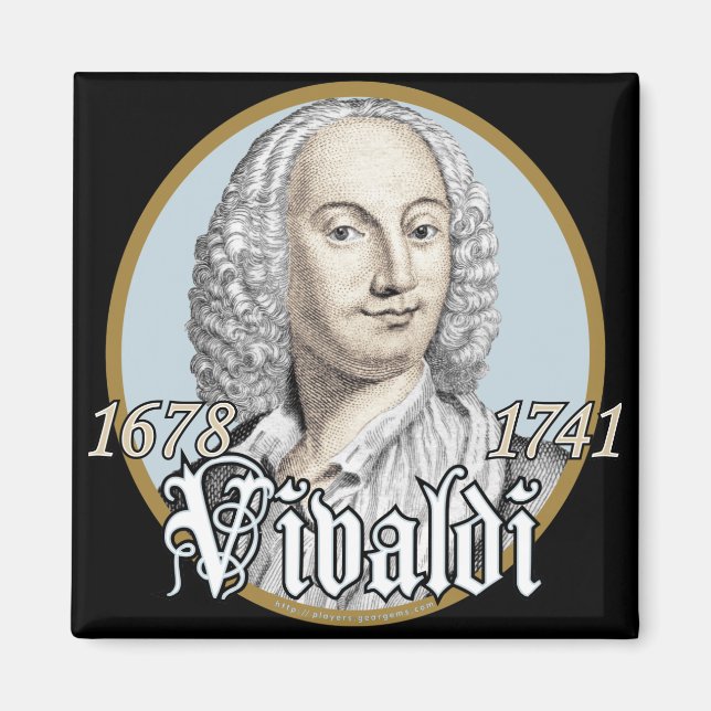 Aimant Antonio Vivaldi (Devant)
