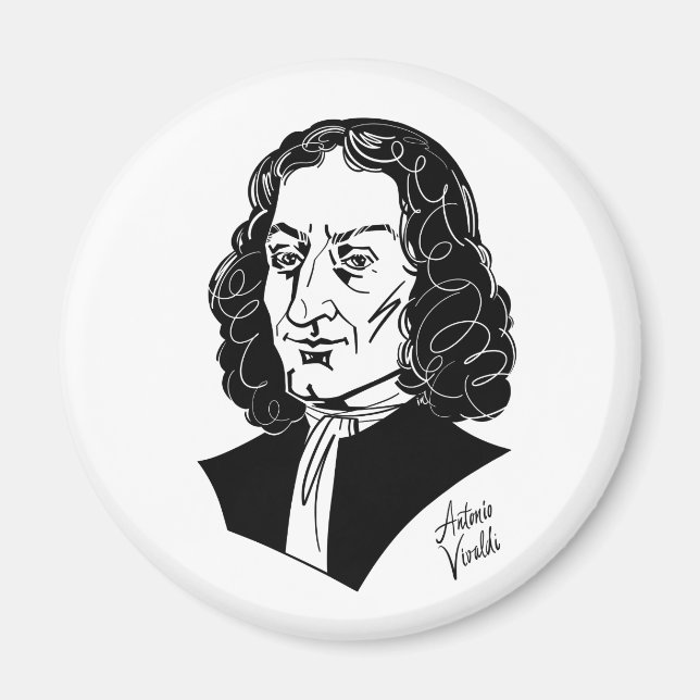 Aimant Antonio Vivaldi (Devant)