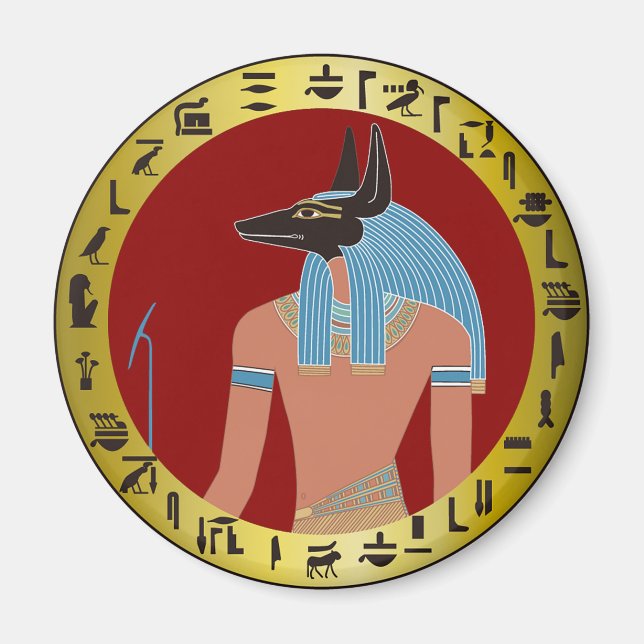 Aimant Anubis, Dieu égyptien (Devant)