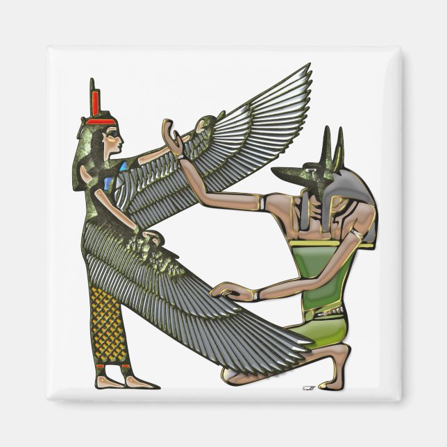 Aimant Anubis & Nut (Devant)