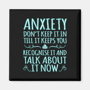 Aimant Anxiété Parler De It Ptsd Sensibilisation Ribbon S