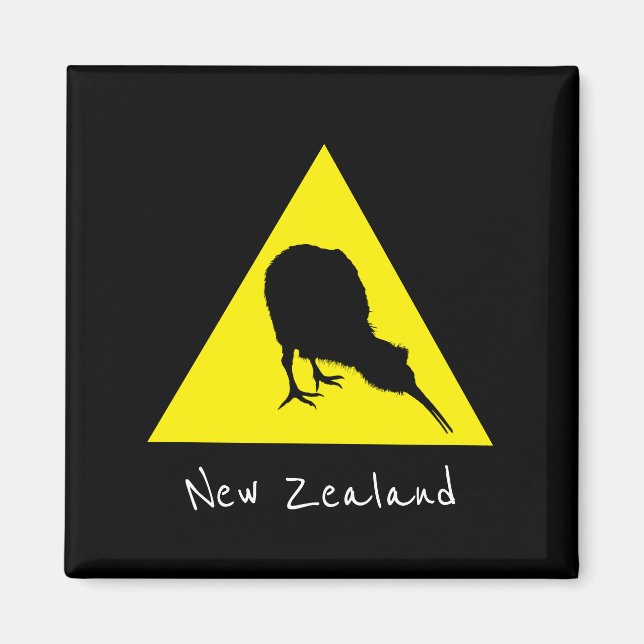 Aimant Aotearoa & Kiwi Bird, Nocturne Nouvelle-Zélande Vo (Devant)