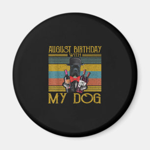 Aimant Août Anniversaire Avec Mon Canne Corso Chien 2020