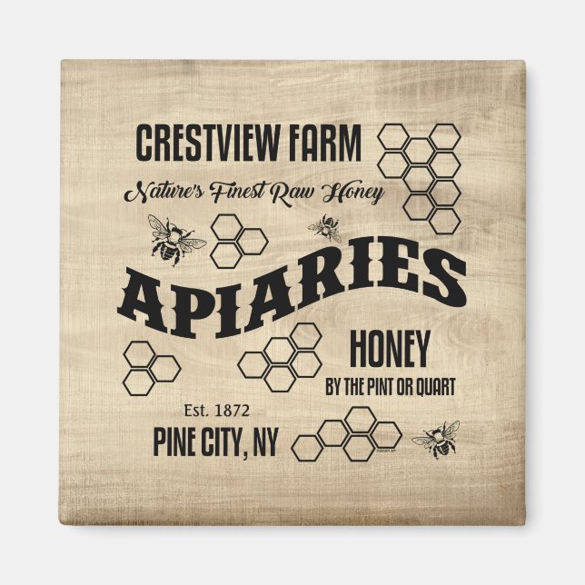 AIMANT APIRIES DE LA FERME CRESTVIEW (Devant)