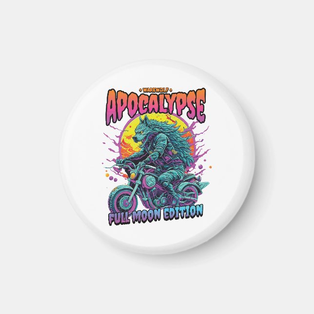 Aimant Apocalypse de loup-garou (Devant)