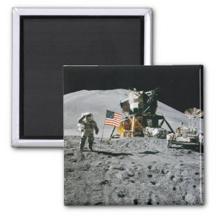 Aimant Apollo 15 Lunar Module Lune Landing Nasa 1971