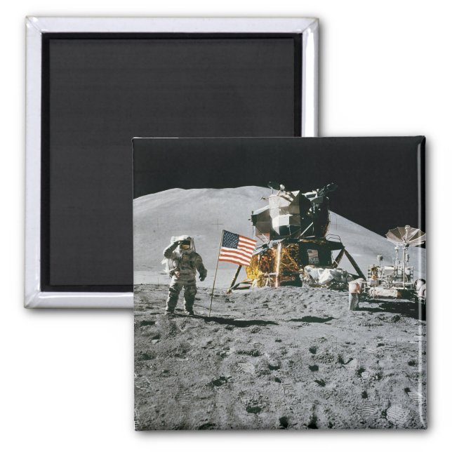 Aimant Apollo 15 Lunar Module Lune Landing Nasa 1971 (Devant)