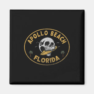 Aimant Apollo Beach Floride Fl Surf Vintage Avant Et Ck