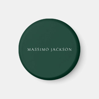 Aimant Apparence moderne minimaliste vert foncé