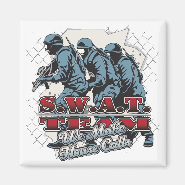 Aimant Appels du siège de l'équipe SWAT (Devant)