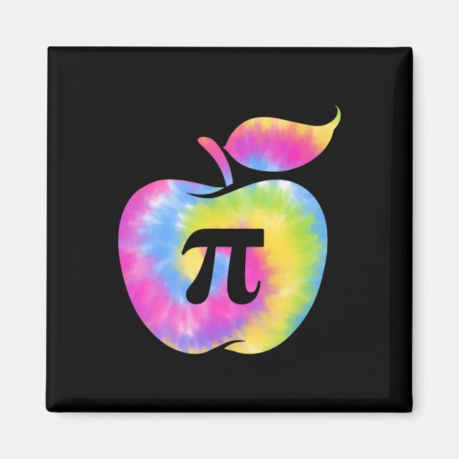 Aimant Apple Pi Day Funny 3.14 Pi Day Enseignants en math (Devant)