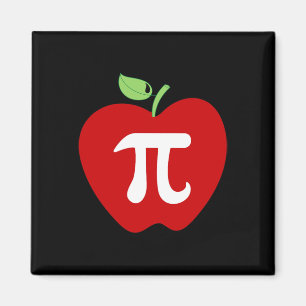 Aimant Apple Pi Pomme Pie Alimentation Amoureux Math Ense