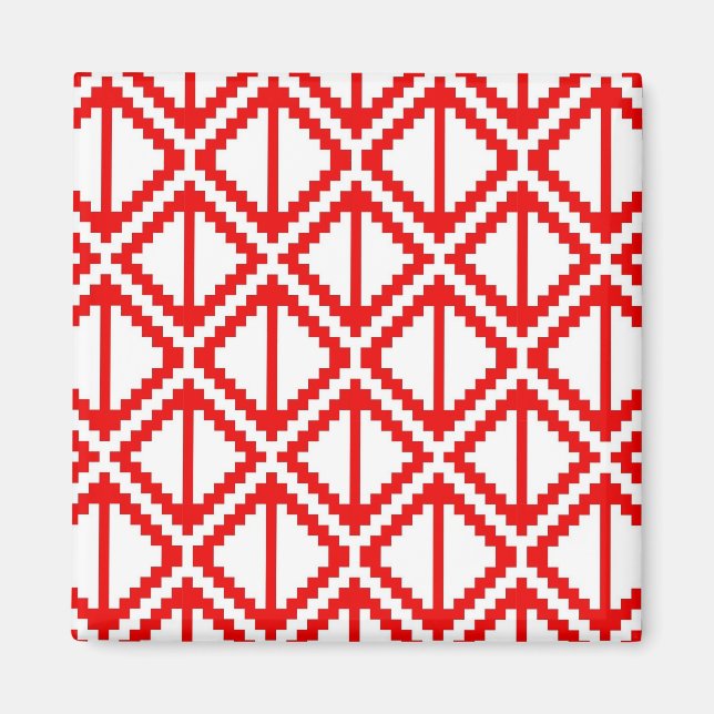 Aimant "Apple Slice" - rouge (Devant)