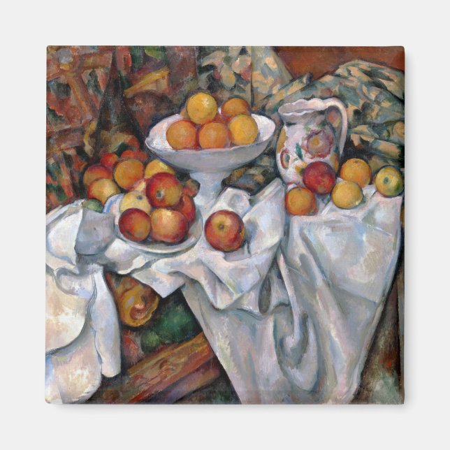 Aimant Apples and Oranges, Paul Cezanne, 1895-1900 (Devant)