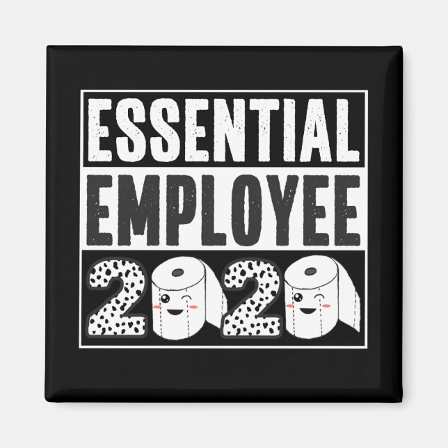 Aimant Appréciation de la quarantaine de l'employé essent (Devant)