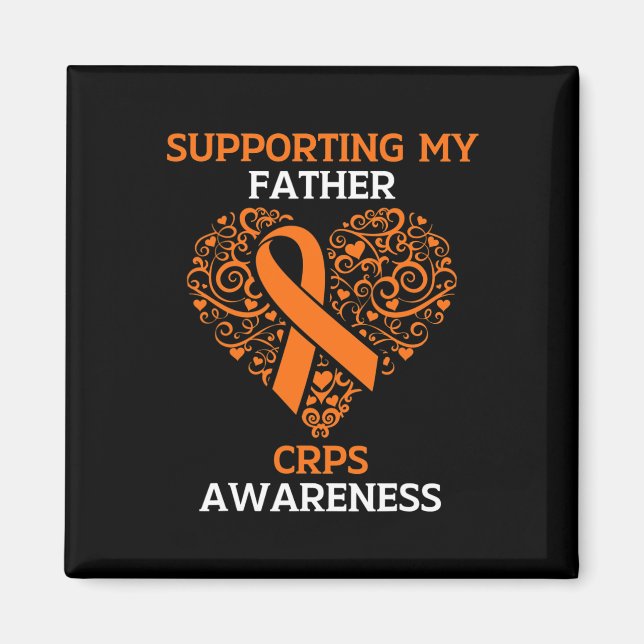 Aimant Appuyer Mon Père Rsd Crps Mois De Sensibilisation  (Devant)