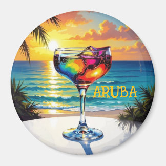 Aimant Après-midi décontracté à Aruba