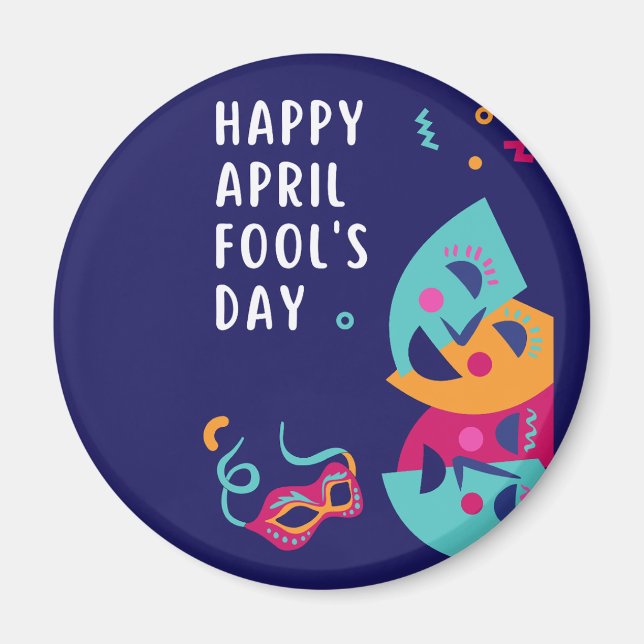 Aimant April Fool's day Paper Plate (Devant)