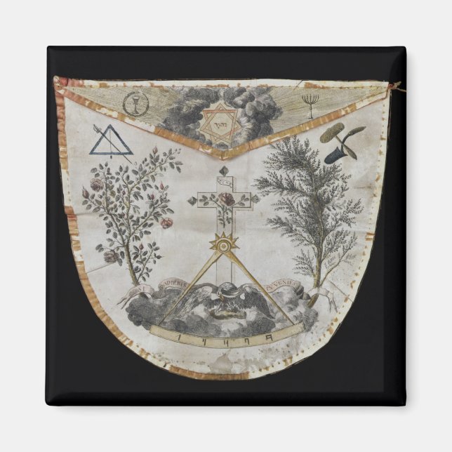 Aimant Apron d'un Maître de l'Ordre du Rose-Croix (Devant)
