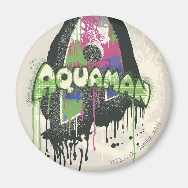 Aimant Aquaman - Lettre d'innocence tordue (Devant)