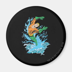 Aimant Aquaman saute dans la vague