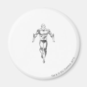 Aimant Aquaman tourne BW