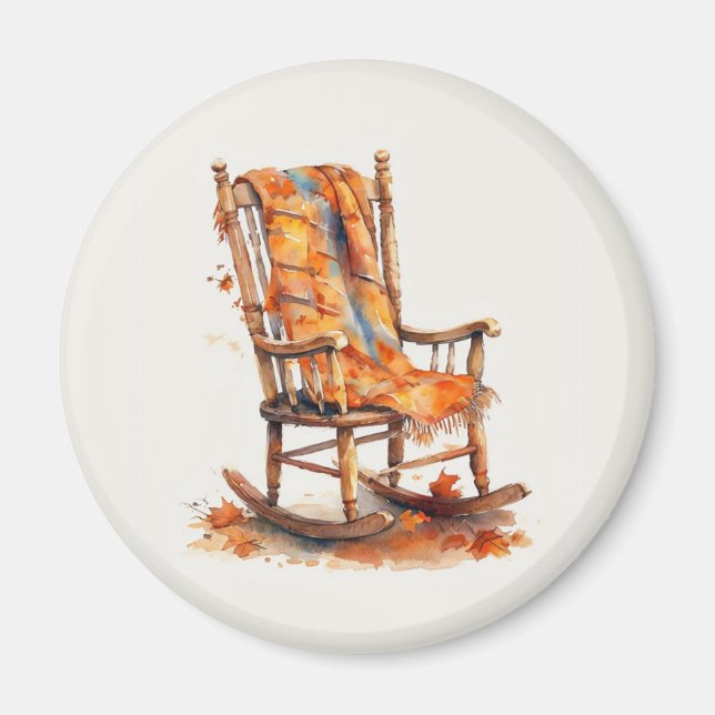 Aimant Aquarelle Autumn Rocking (Devant)