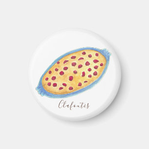 Aimant Aquarelle Clafoutis