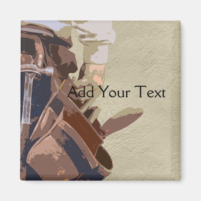 Aimant Aquarelle des outils Handyman (Devant)