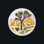 Aimant Aquarelle du parc national Joshua Tree<br><div class="desc">Découvrez cette superbe illustration d'aquarelle du parc national Joshua Tree et préparez-vous à la randonnée,  au camping et à l'escalade ! Consultez ma boutique pour plus de designs aussi!</div>