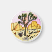 Aquarelle du parc national Joshua Tree