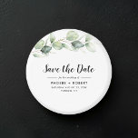 Aimant Aquarelle Eucalyptus Mariage Enregistrer la date<br><div class="desc">Cute Botanical Eucalyptus Aquarelle Mariage enregistrer la date magnet qui fait un parfait souvenir pour vos invités et sera chéri pendant des années</div>