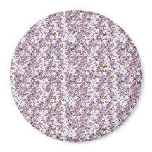 Aimant Aquarelle Florale Lavande