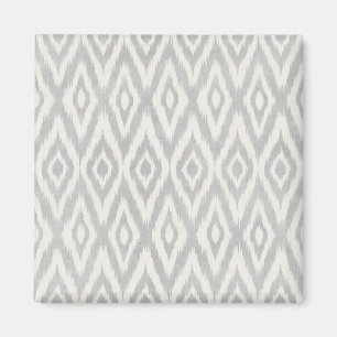 Aimant Aquarelle gris Aztec Pastel Ikat Soft Géométrique
