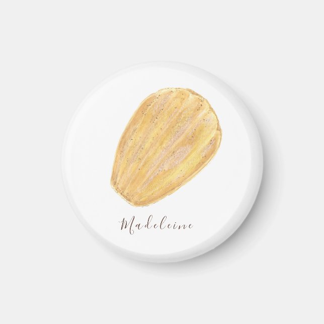 Aimant Aquarelle Madeleine (Devant)