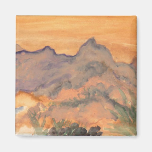 Aimant Aquarelle naturelle (Devant)