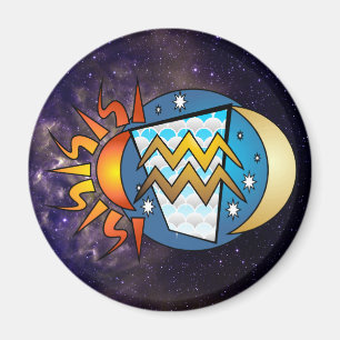 Aimant Aquarius Abstrait