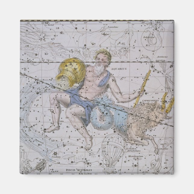 Aimant Aquarius et Capricorn, de "A Celestial Atlas", (Devant)