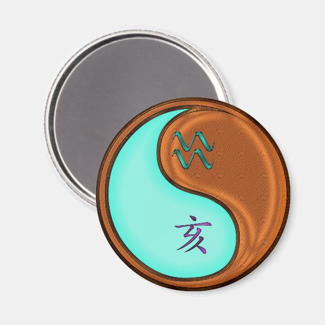 Aimant Aquarius & Wood Boar (Recto/Verso)