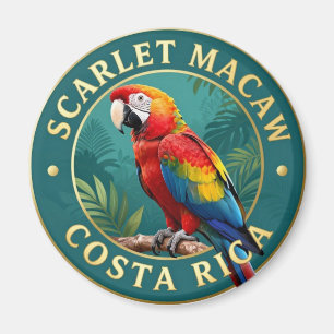 Aimant Ara rouge du Costa Rica