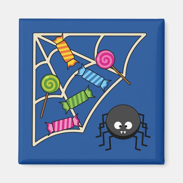 Aimant Araignée de bonbons (Devant)