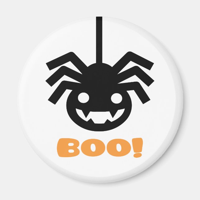 Aimant Araignée d'Halloween (Devant)