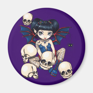 Aimant "Araignées et crânes"