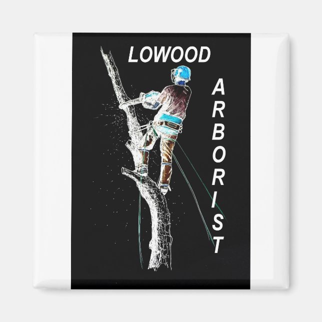 Aimant Arb Art Arboriste Arbre Chirurgien Chainsaw Paysag (Devant)