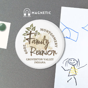 Aimant Arborescence de script de réunion de famille Water