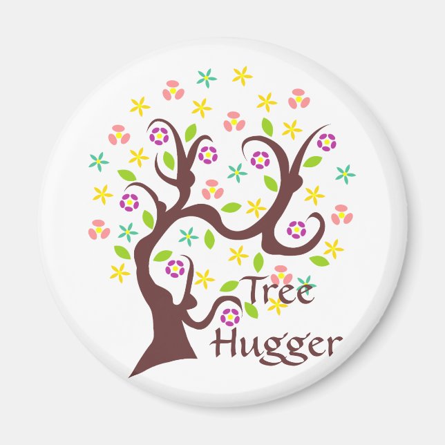 Aimant Arbre Abstrait (Devant)