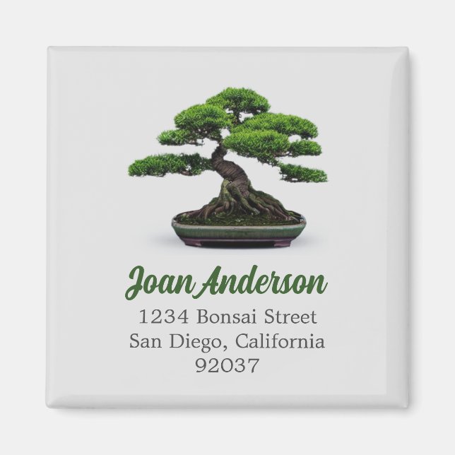 Aimant Arbre bonsaï (Devant)