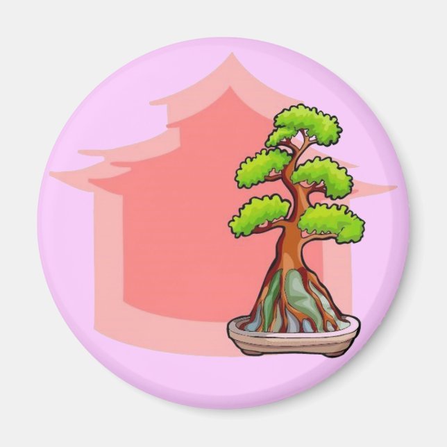 Aimant Arbre bonsaï (Devant)