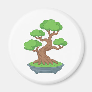 Aimant Arbre Bonsaï Japonais Tordu